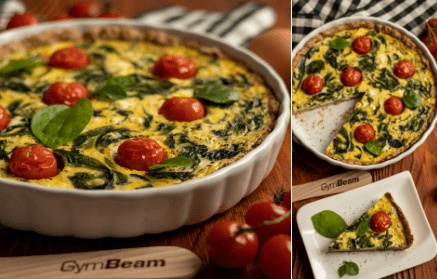 Przepis fitness: Quiche ze szpinakiem – słone francuskie ciasto