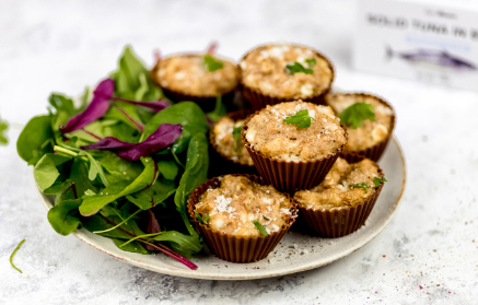 Przepis fitness: Muffinki z tuńczykiem pełne białka