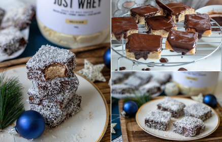 Świąteczny przepis fitness: Lamingtons białkowo-kokosowe