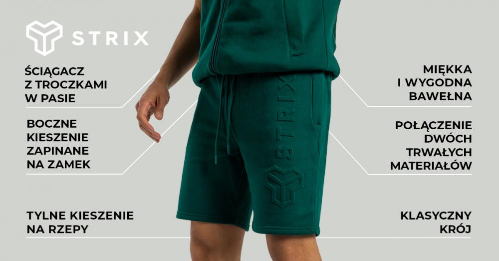 Embossed Shorts Emerald - STRIX