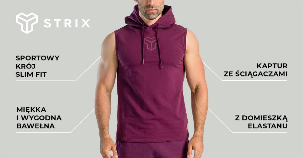 Tílko Essential Hoodie tank black - STRIX