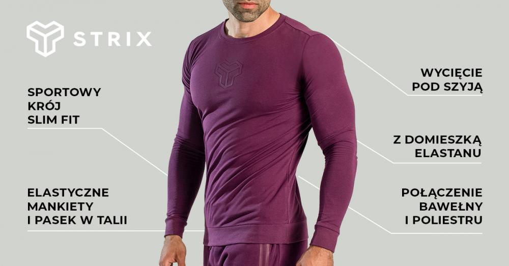 Essential Long Sleeve T-Shirt Plum - STRIX