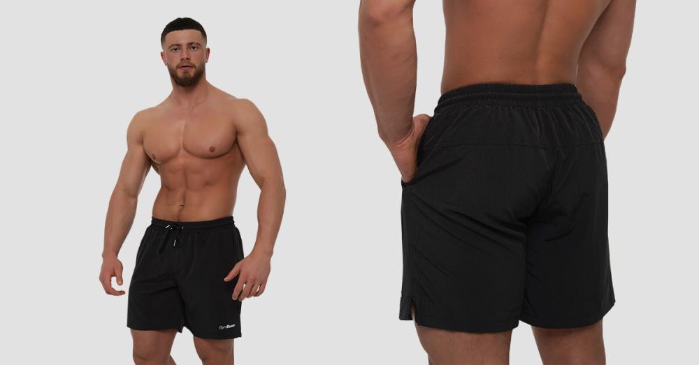 Men‘s Swim Shorts Black - GymBeam