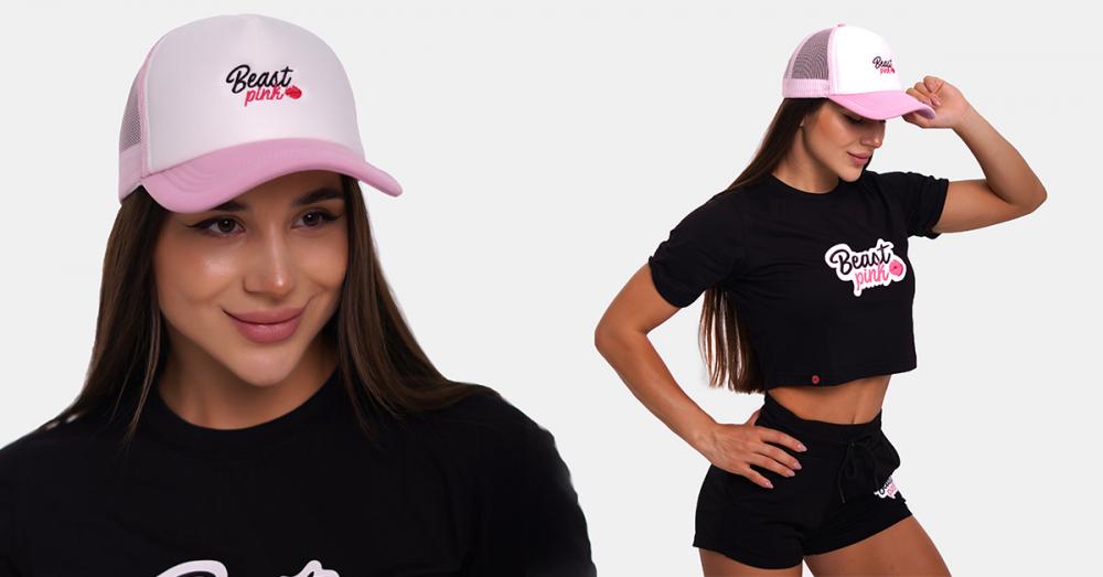 Kšiltovka Panel Cap Baby Pink - BeastPink