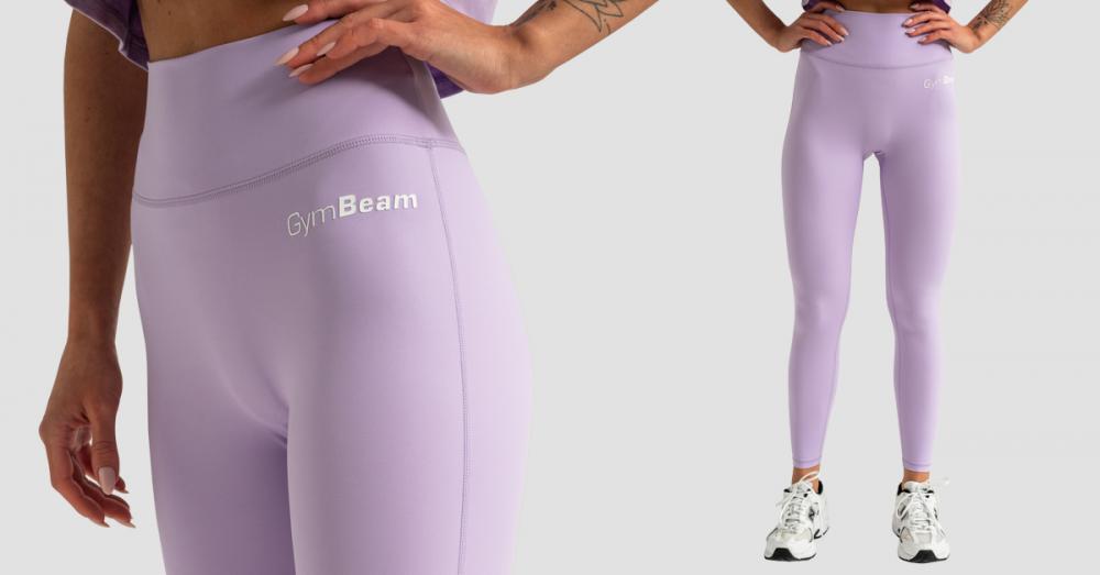 Damskie legginsy z wysokim stanem Limitless Lavender - GymBeam