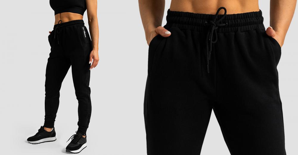 Damskie joggery Limitless Black - GymBeam