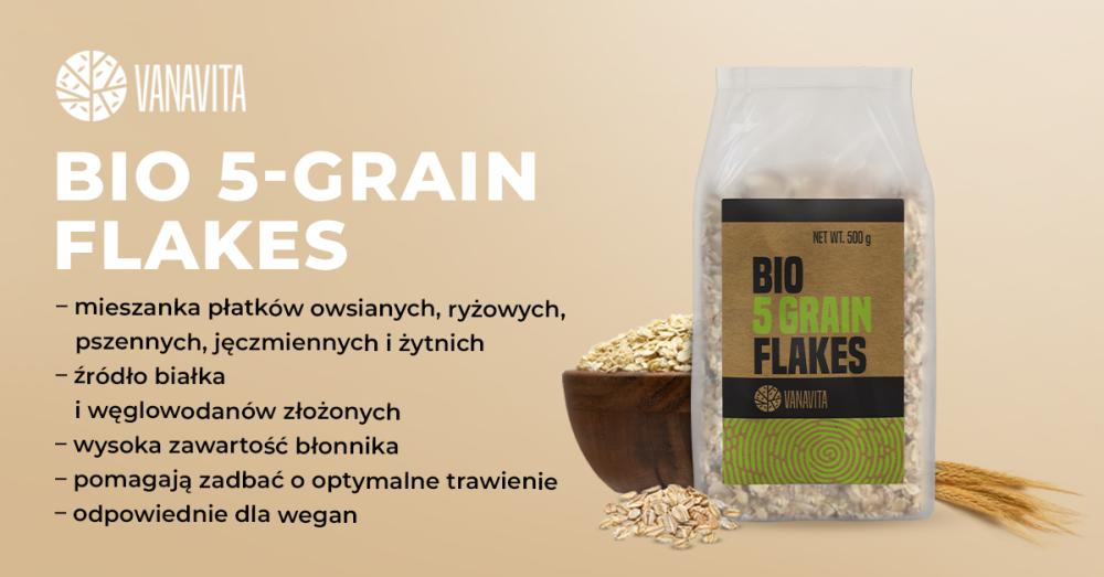 BIO 5-Grain Flakes - VanaVita