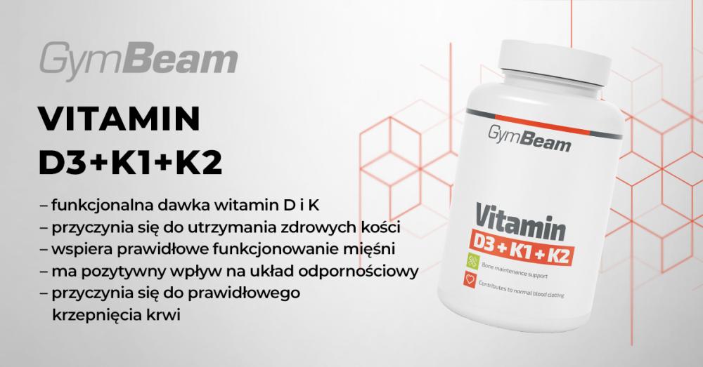 Vitamin D3+K1+K2 - GymBeam