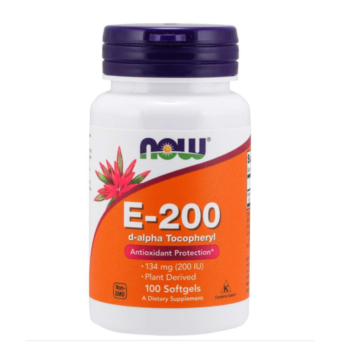 Witamina E - 200 - Now Foods