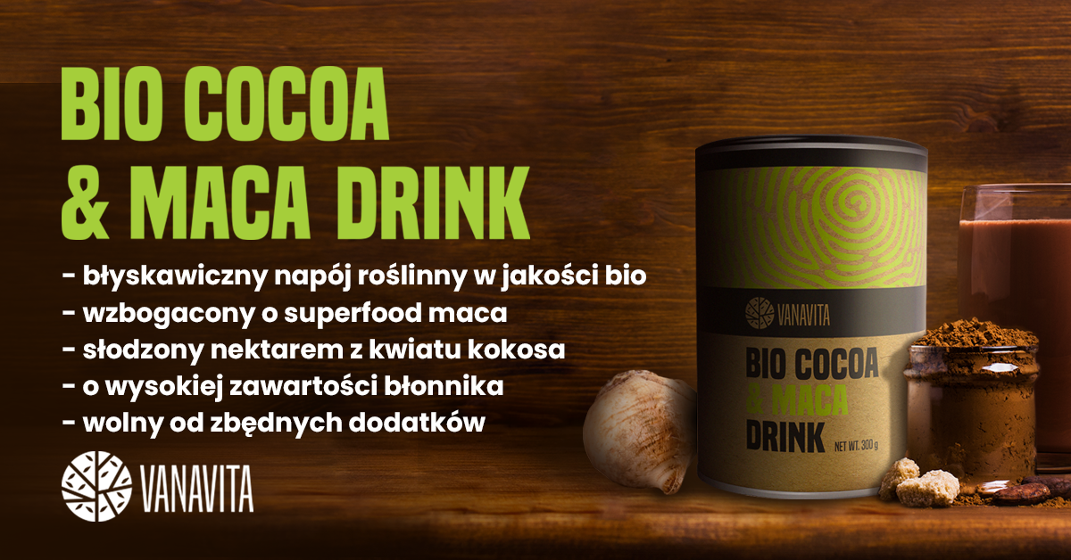 BIO Cocoa & Maca Drink - VanaVita